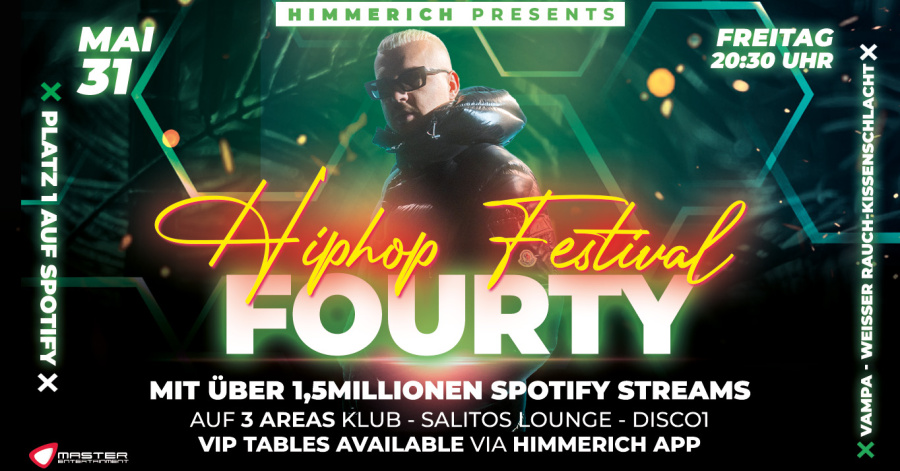 HipHop Festival mit Fourty LIVE